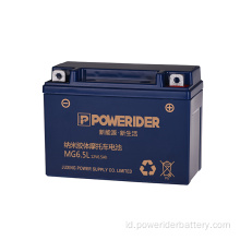 6.5Ah YTX6.5L-BS Nano-Gel Tech Motorcycle Starter Baterai